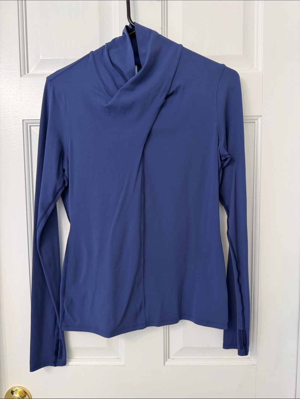 Lululemon Women’s Long-Sleeve Draped Neck Top - Blue
